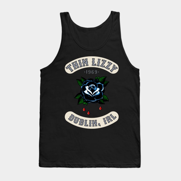 Thin Lizzy - Black Rose of the Emerald Isle Tank Top by KidCrying